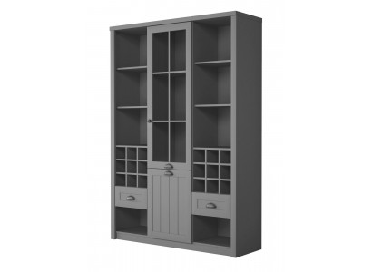 Vitrine commode kast hout meubels handgemaakt dressoir vitrine commodes