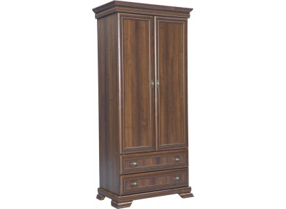 Slaapkamer kledingkast 2-deurs houten wandkast kast kledingkasten