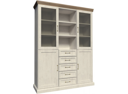 Vitrine W2D Design Woonkamerkast Wit Moderne Vitrines Houten Kasten Nieuw