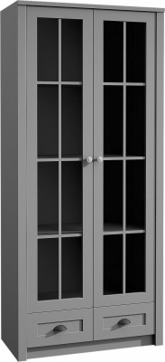 Vitrine Rek Archiefkast Glasinloodkast Antiek Luxe Kast Houten Meubels Kasten