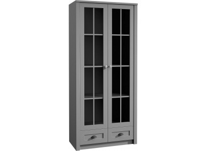 Vitrine Rek Archiefkast Glasinloodkast Antiek Luxe Kast Houten Meubels Kasten
