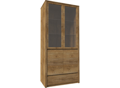 Glasvitrine Glaskast Kasten Kast Hout meubels Nieuw Vitrines Houten kast Nieuw