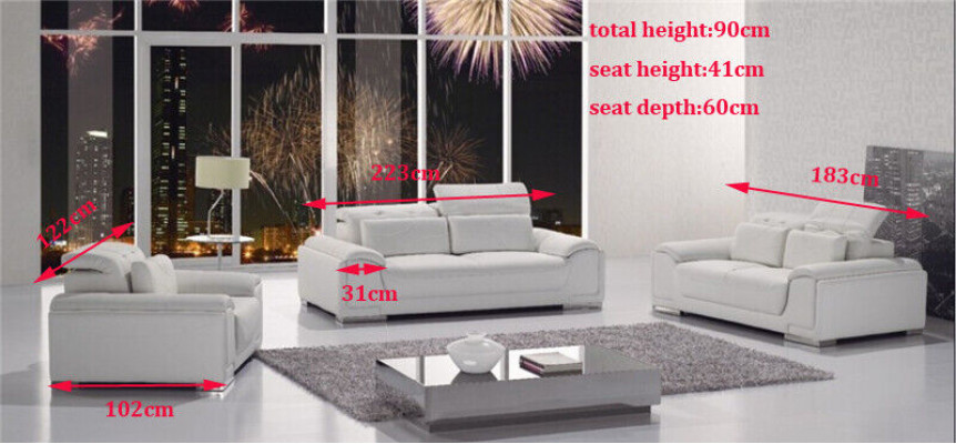 Ontwerp banken bankstellen bekleding 32 zits bankstel sets leren bank