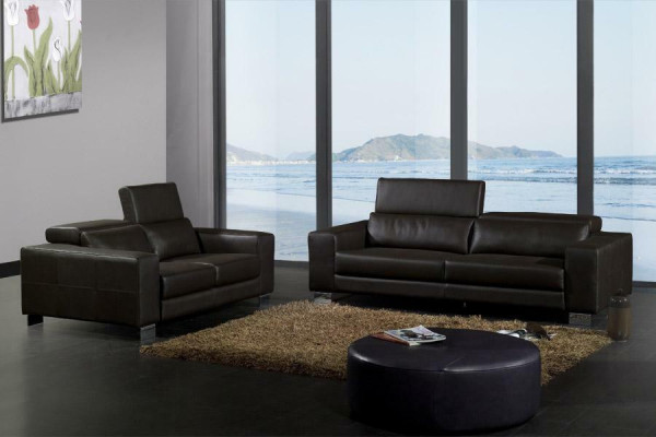 Leren bank bank woonlandschap 3+2 zits bankstel decor ontwerp modern bankstel.