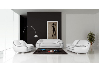 Leren bank Bank Bankstel 3+2-zits sets Design Modern Sofa