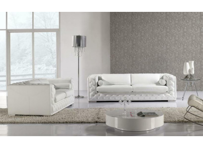 Leren bank Bank Woonlandschap 3+2 zits bankstel Ontwerp Decoratie Modern Sofa