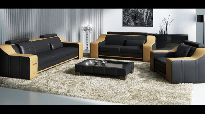 Bank Bankstel 3+2 zitter Set Ontwerp Bekleding Bankstel Modern Garnituur
