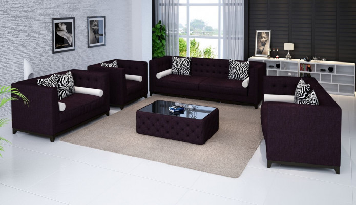 Bankstel lederen bank bank bankstellen set bank bekleding bank 4-delig fauteuil