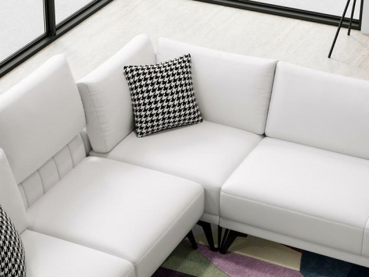 Gezellige hoekbank bank stoffen hoekbanken bankstellen zitlandschap