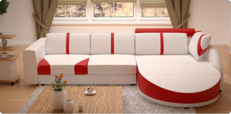 Hoekbank Hoekgarnituur L-vormige bank Hoeksofa Decoratieve garnituur Gestoffeerde bank