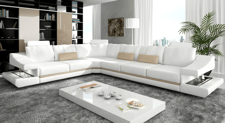 Leren bank hoekbank bank ontwerper gestoffeerde hoekbank bank banken sofa's.