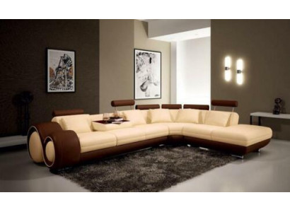 Hoekbank Bank Bankstel Woonlandschap Leer Bankstellen Set L-vorm