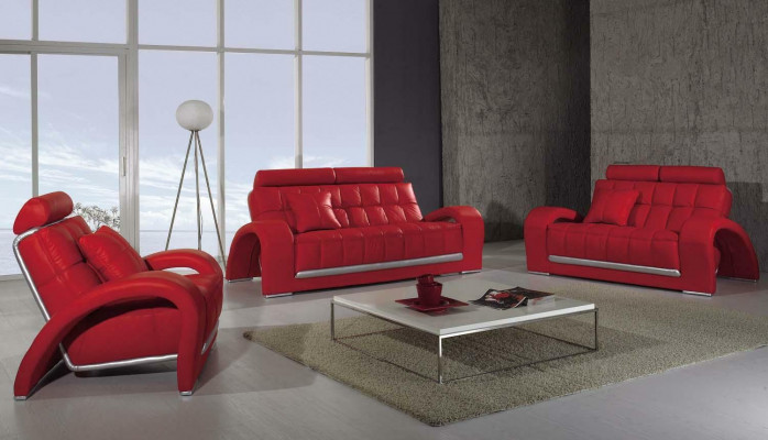 Leren bankstel woonlandschap 3+2 zits set modern design bankstel leerensemble