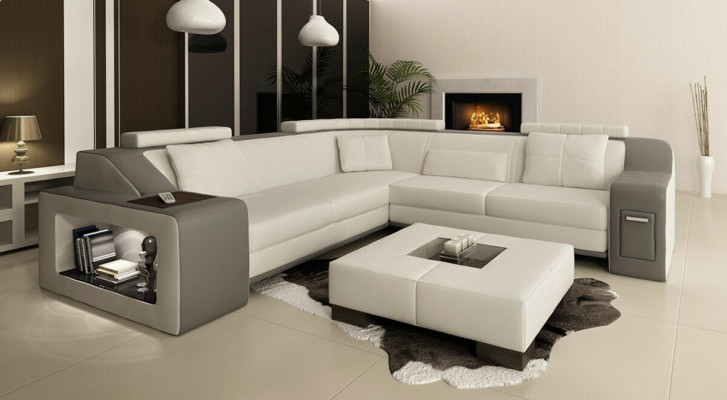 Hoekbank Sofa Bekleding Bank Woonlandschap L-vorm Bankstellen Sofas
