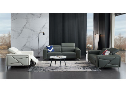Sofa set 3+2+1 zits Designbank Beklede bank Moderne Luxe Nieuw