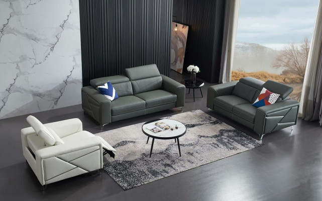 Sofa set 3+2+1 zits Designbank Beklede bank Moderne Luxe Nieuw