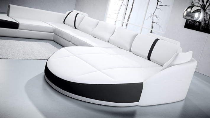 Woonlandschap bank hoekbank U-vorm bank hoekbank hoekbank set