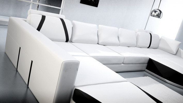 Woonlandschap bank hoekbank U-vorm bank hoekbank hoekbank set