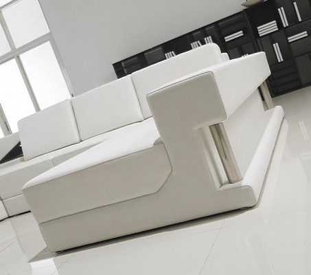 Leren bank hoekbank set gestoffeerde U-vorm bank bank ontwerp   Leren bank hoekbank set gestoffeerde U-vorm bank bank ontwerp