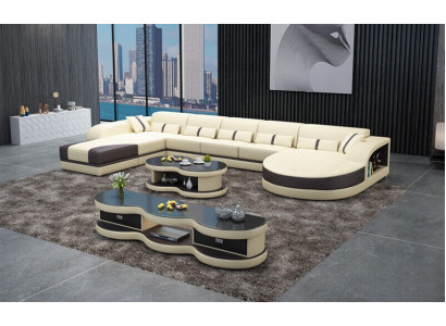 Sofa's U-vorm Sofa Bank Bekleding Woonlandschap Set Design Hoekbank