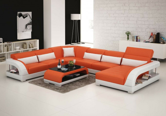 Sofa Bank Woonlandschap Hoekbank Hoekbank Bekleding Set Sofas
