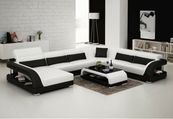 Sofa Bank Woonlandschap Hoekbank Hoekbank Bekleding Set Sofas