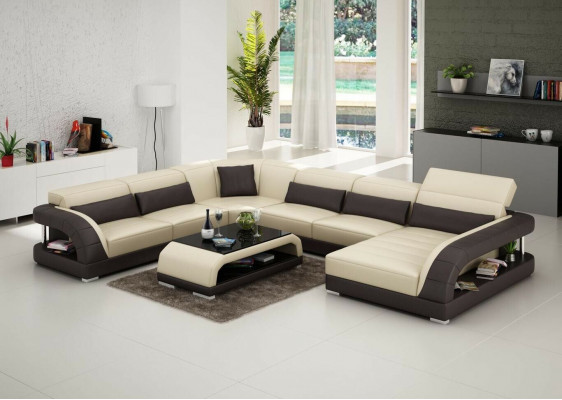 Sofa Bank Woonlandschap Hoekbank Hoekbank Bekleding Set Sofas