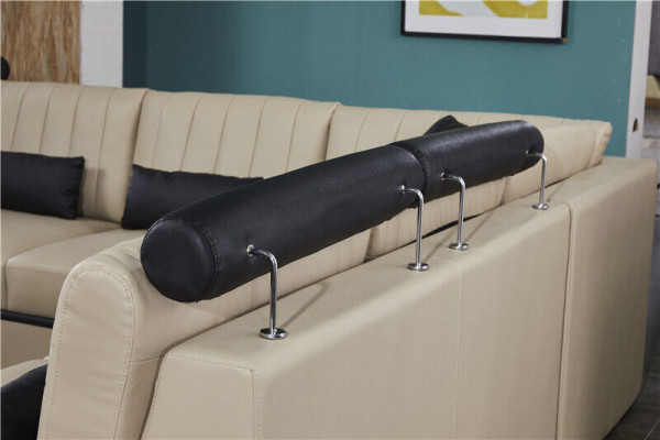 Leder Moderne Bank Woonlandschap Leren Bankstel Bank U-Vorm