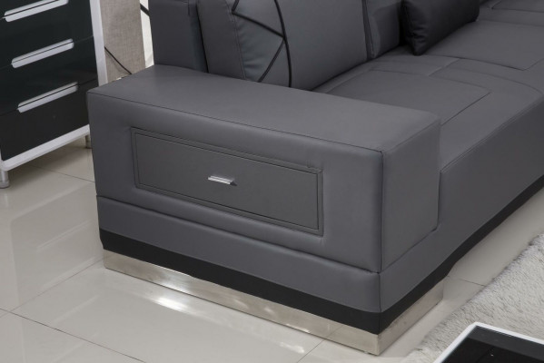 Hoekbank leren bank Big xxl U vorm woonlandschap decor bank bankstel