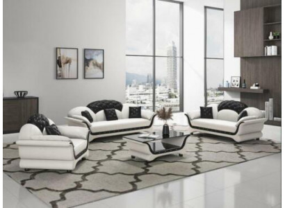 Complete set bankstel 321 zitplaatsen salontafel designer woonlandschap 4-delig. Nieuw