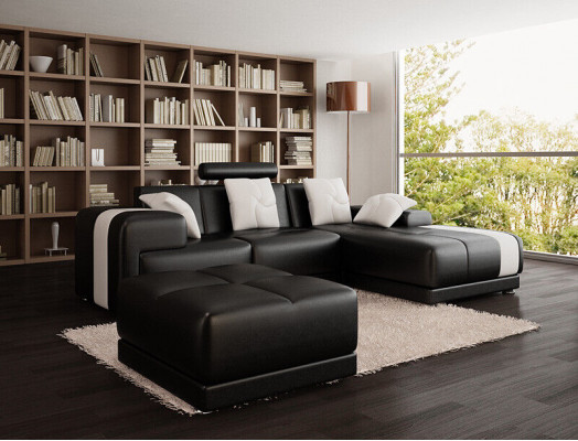 Hoekbank Hoekgarnituur L-vormig Sofa Hoeksofa Garnituur Decoratieve Stoffen Bank