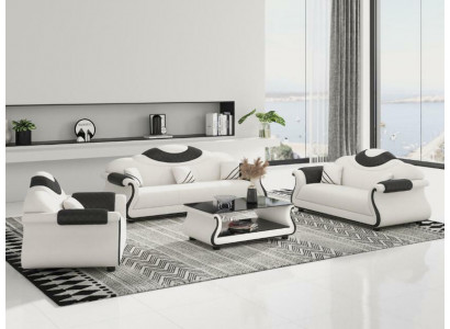 Sofaset 3+2+1 Zitsbanken Bankstel Ontwerp Moderne Banken Stof Nieuw