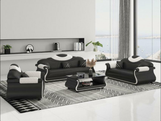 Sofaset 3+2+1 Zitsbanken Bankstel Ontwerp Moderne Banken Stof Nieuw