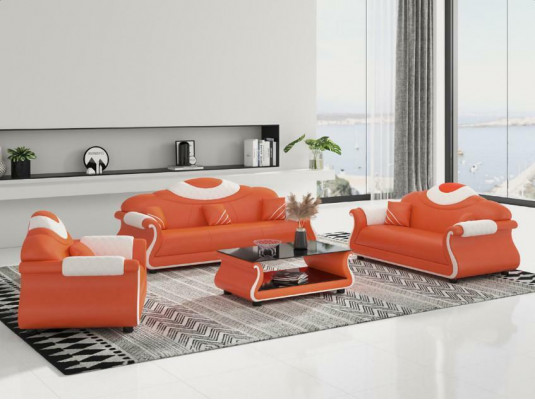 Sofaset 3+2+1 Zitsbanken Bankstel Ontwerp Moderne Banken Stof Nieuw