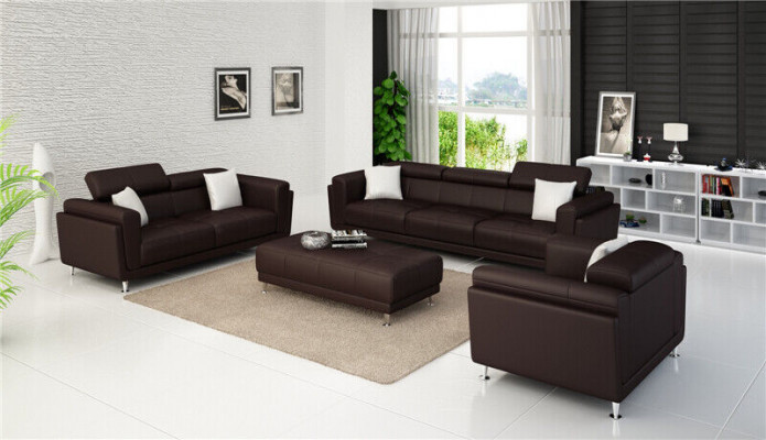 Ontwerp Bankstellen Banken Bekleding 321 Zitsbank Bankstel Sets Leren Bank