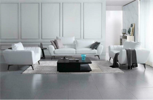 Leren bankstel bank woonlandschap 3+2+1 zitsbank stel ontwerp nieuw