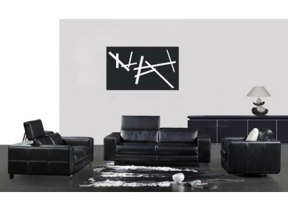 Sofagroep Leren bank Bankstel Set Bank Bekleding Bank 3-delig Fauteuil Bankstellen