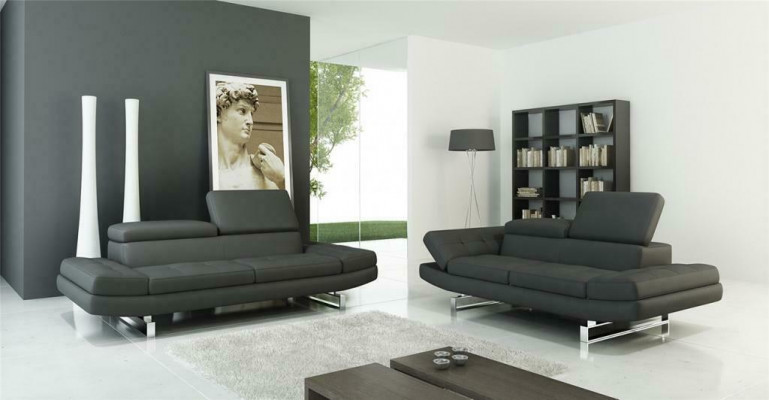 Leren bankstel bank woonlandschap 3+2+1-zits set moderne designbank
