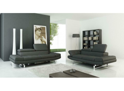 Leren bankstel bank woonlandschap 3+2+1-zits set moderne designbank