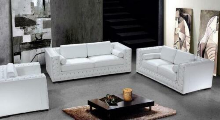 Bankstel 3+1+1 zits set Design bankstellen gestoffeerde banken leer Chesterfield