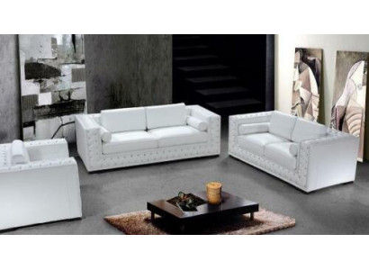 Bankstel 3+1+1 zits set Design bankstellen gestoffeerde banken leer Chesterfield