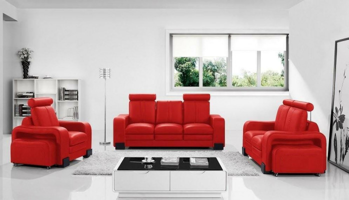 Leren bankstel zithoek 3+2+1 decoratieset meubelset gestoffeerd bankstel bank