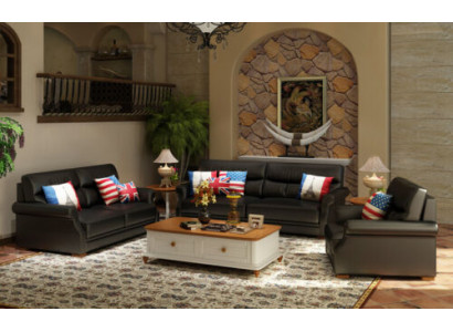 Sofaset 3+1+1 Gestoffeerde Designerbankstel Bank Bankstellen