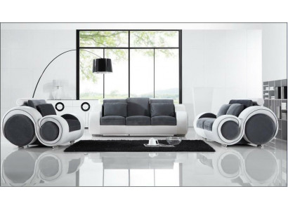 Moderne bankstel 3+2+1 zits set Design banken Beklede banken Textiel