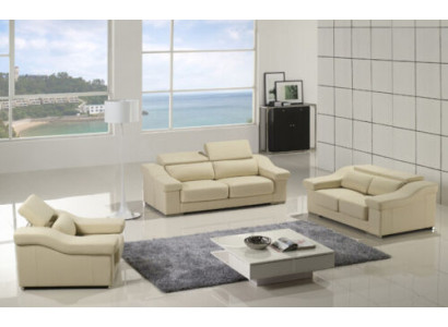 Sofaset Design Bankstellen Bekleding 3-zits Sets Leren Banken