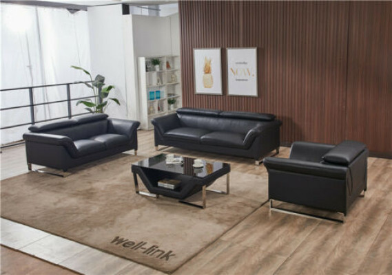 Ontwerp Bankstellen Banken Bekleding 3-zitsbank Bankstel Sets Leder