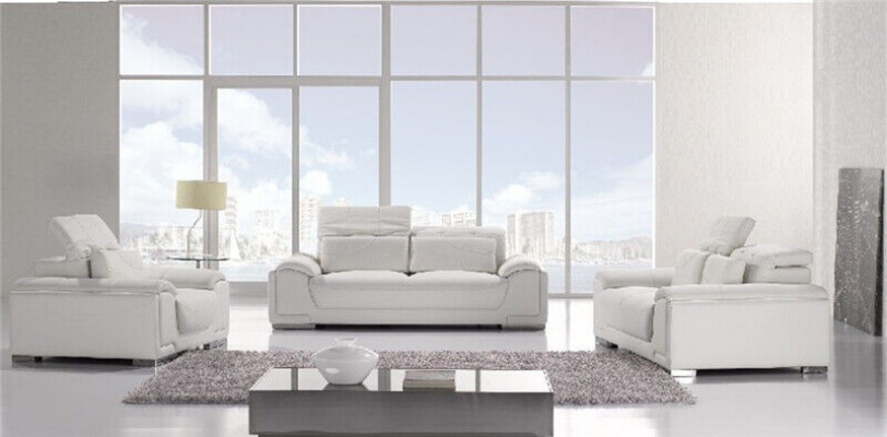 Sofagarnituur Ontwerp Banken Bankstellen Bekleding 3-zits Bankstel Set Leer