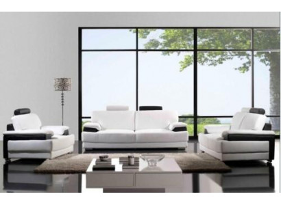 Bank Bankstel Leren bank Bankstellen Zits Set Bank Padding Bank 3-delig Stoel
