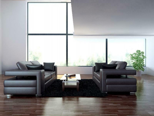 Leren bank woonlandschap 3+2 zits set modern ontwerp bank bank
