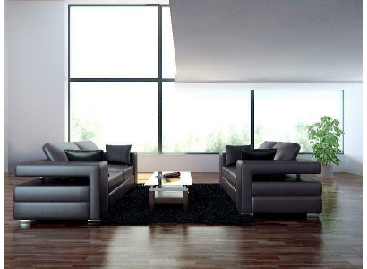 Leren bank woonlandschap 3+2 zits set modern ontwerp bank bank